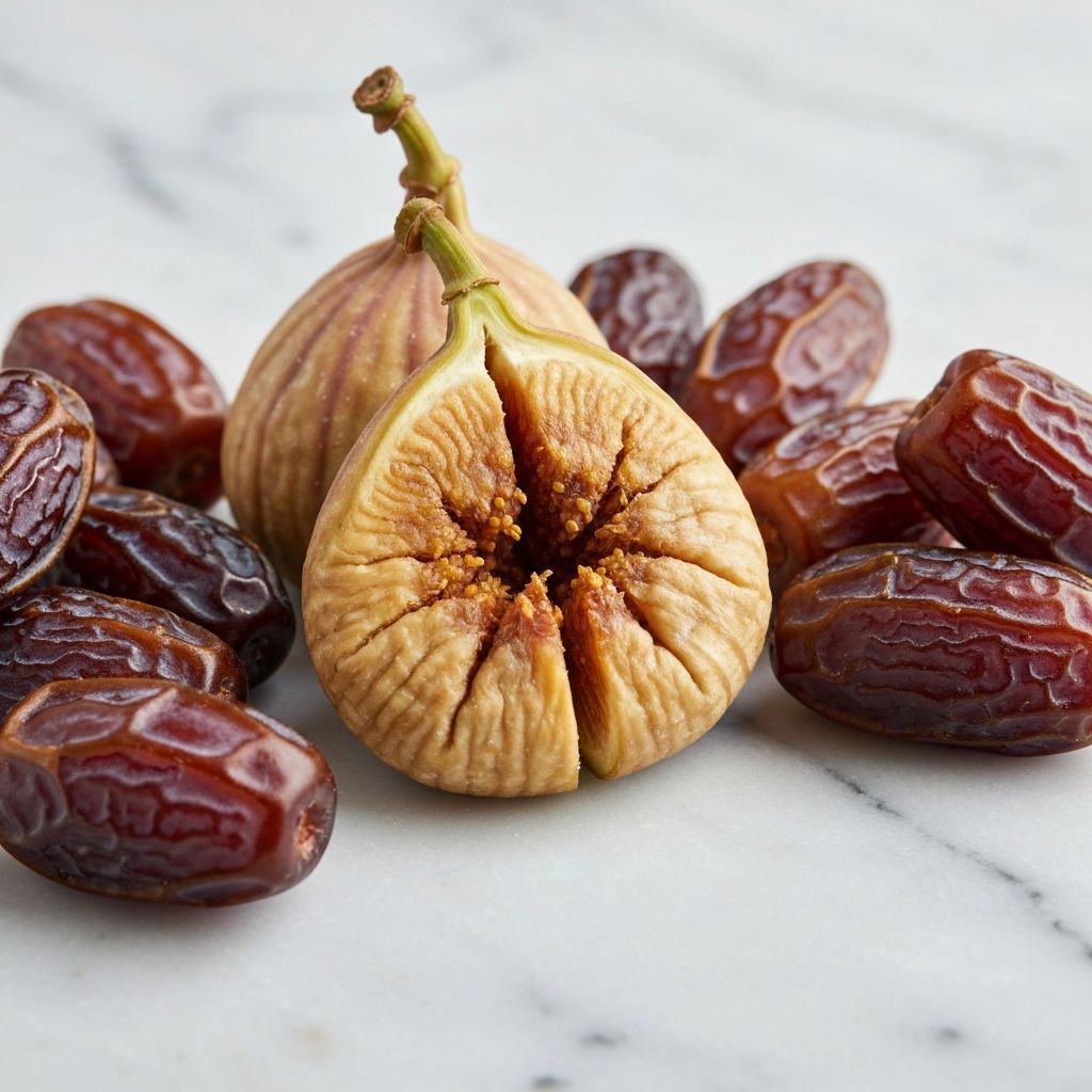 Fresh figs and dates